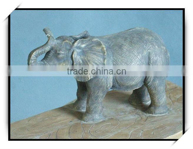 desk top decor bronze elephant gift craft