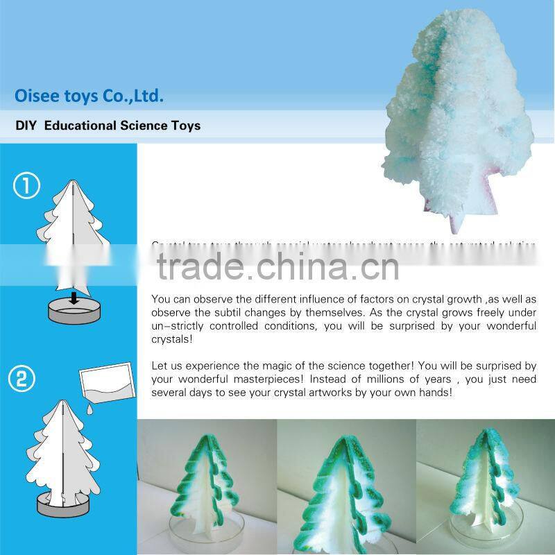 DIY crystal growing science kit-Grow Your Own Magic Crystal Tree for Kids Playing