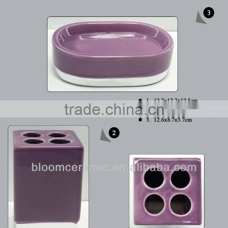 Ceramic bath sets and accessories