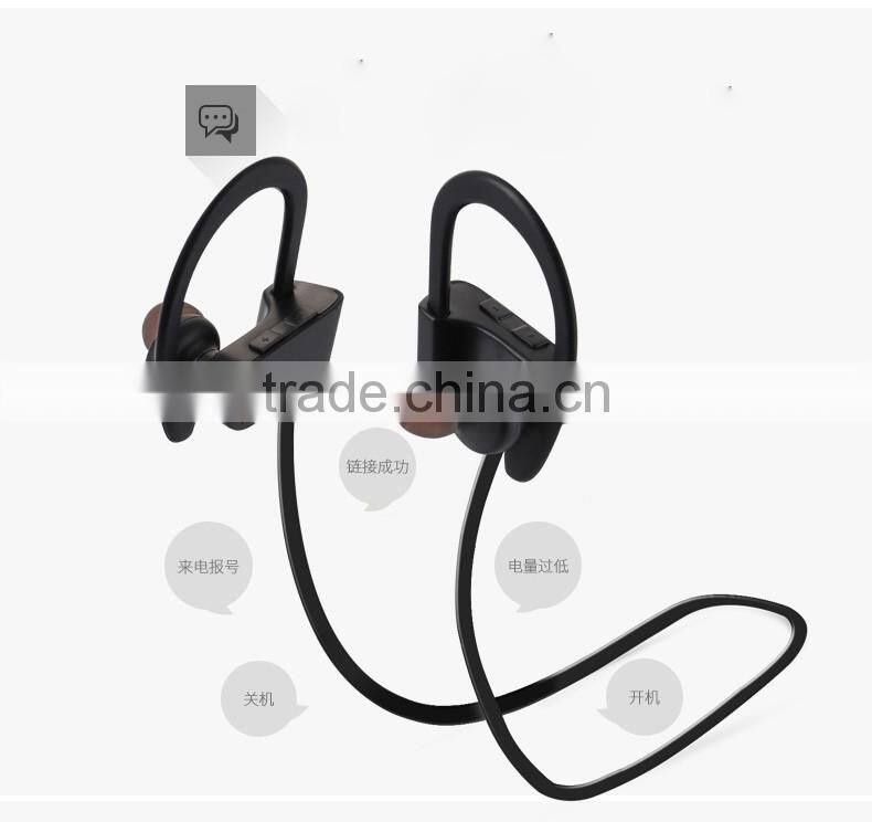 2016 OEM and ODM Private Label Custom Wireless bluetooth headset, wholsale cheap bluetooth earphone for sport