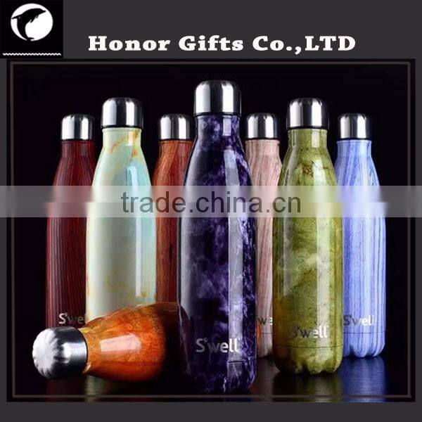 Promotional Custom Logo Printed Sports Stainless Steel Water Bottle