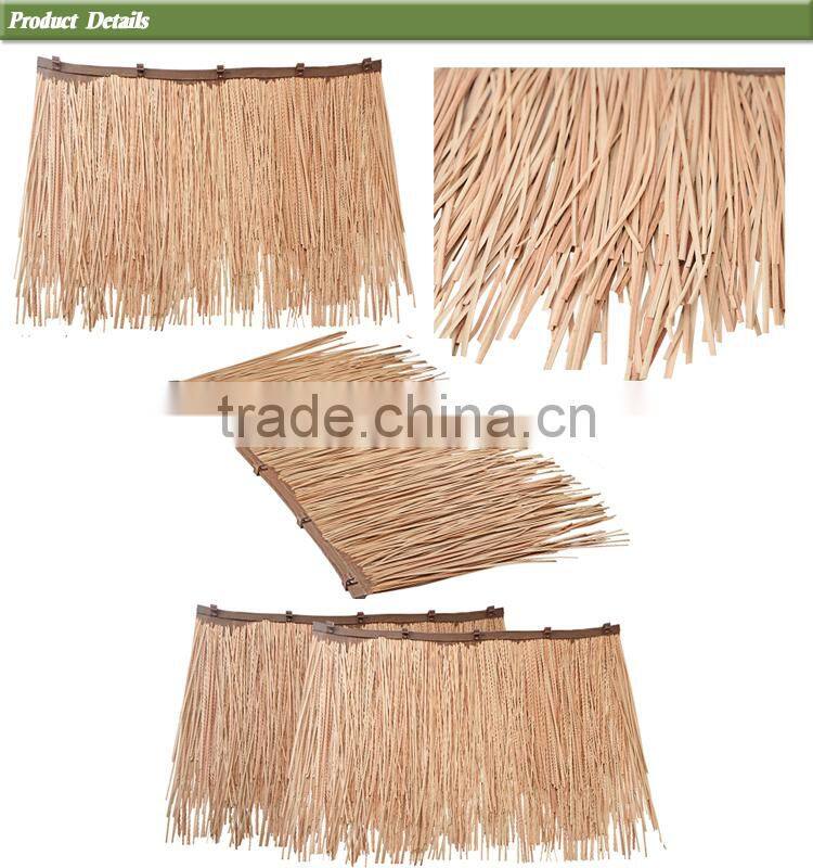 Easy to install Artificial Thatch tiles for thatched garden building _ GreenShip