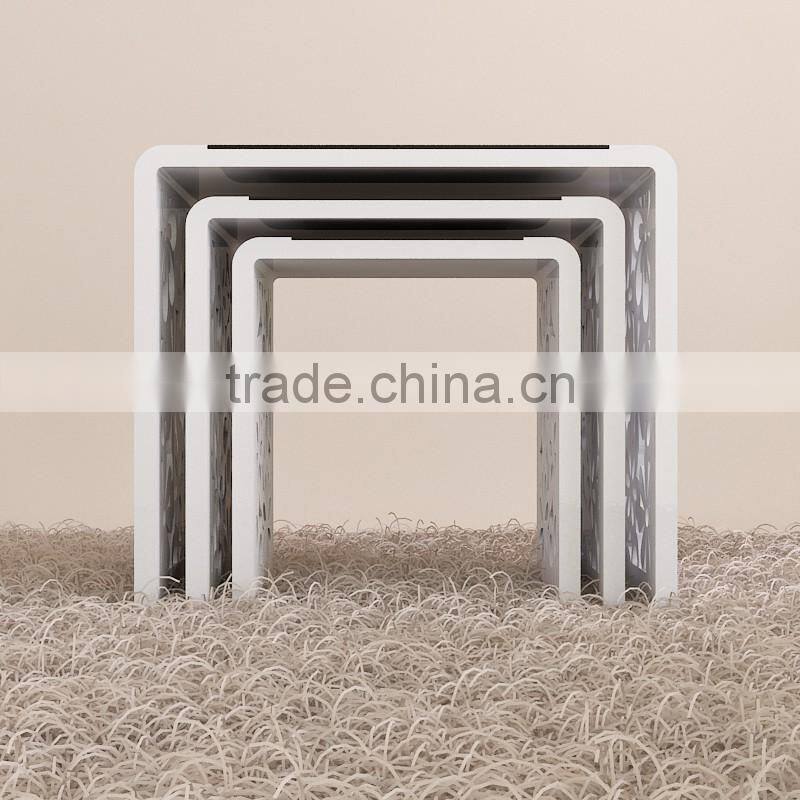 Modern High Gloss coffee table MDF furnitures wood coffee table