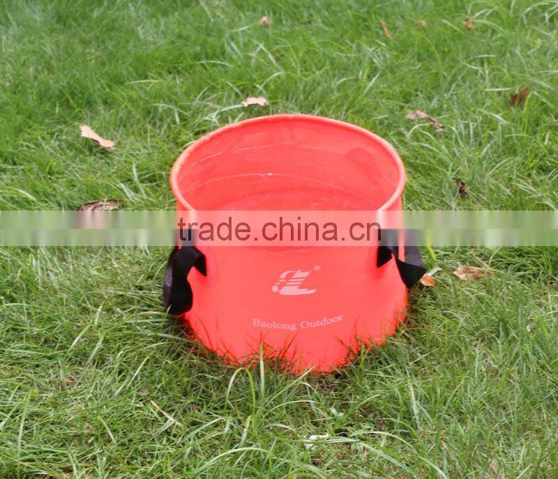 Camping Folding PVC Water Bucket/Carrier