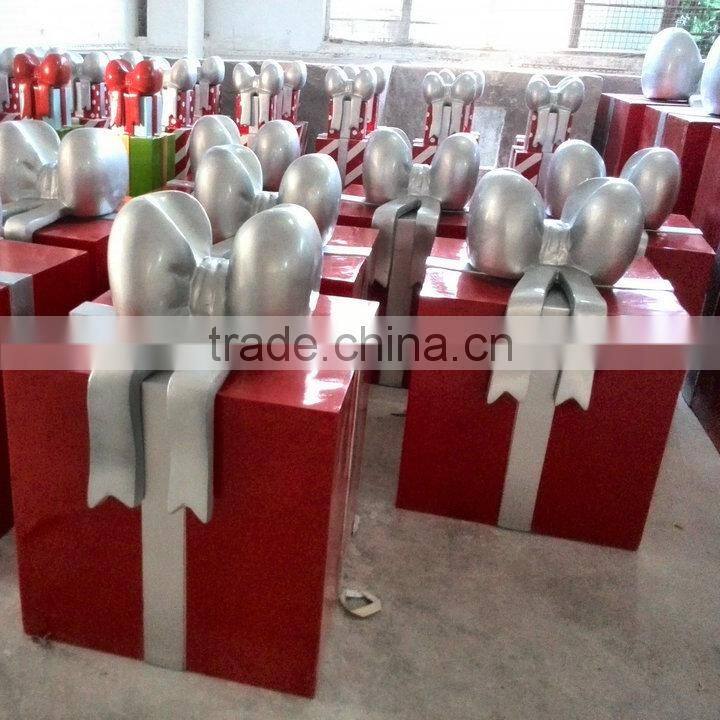 Outdoor large fiberglass Christmas decoration