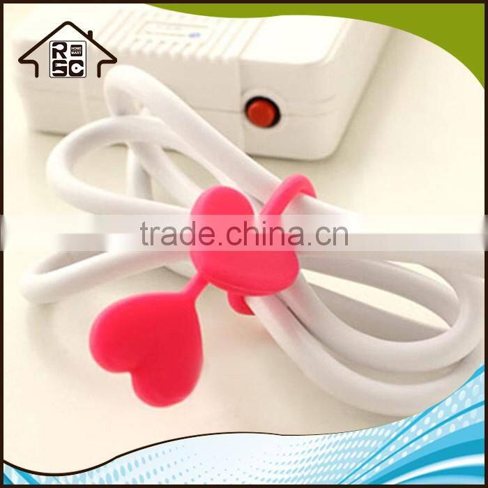 NBRSC Multifunctional Heart Shaped Silicone Food Bag Seal Clip Supplier
