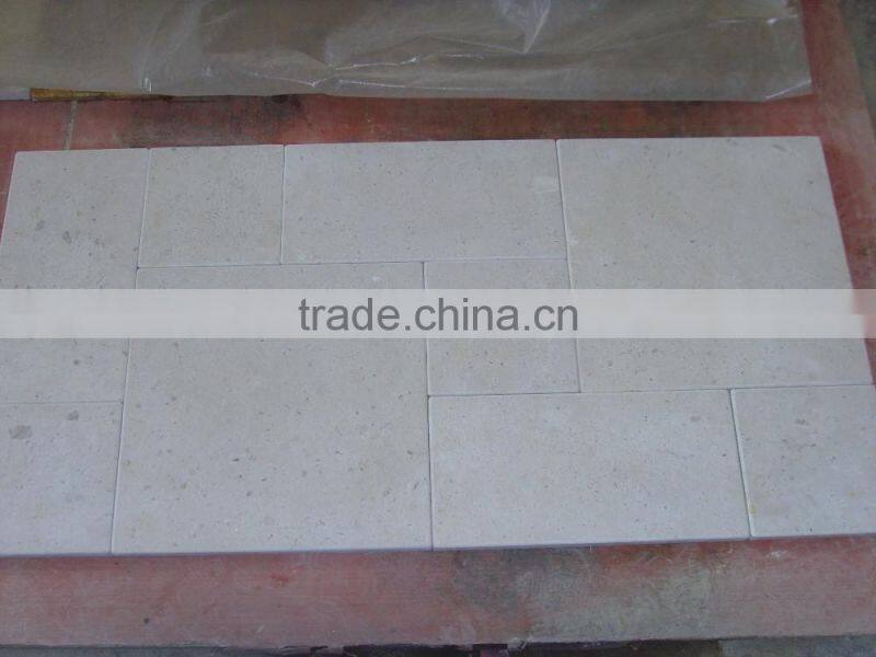 China Beige Limestone Tile Light Beige Marble Tile Cream Limestone Tile