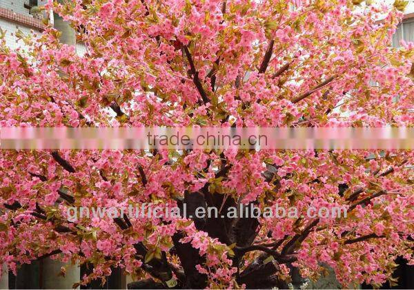 BLS030 GNW mini peach blossom tree 6ft pink color for wedding decoration