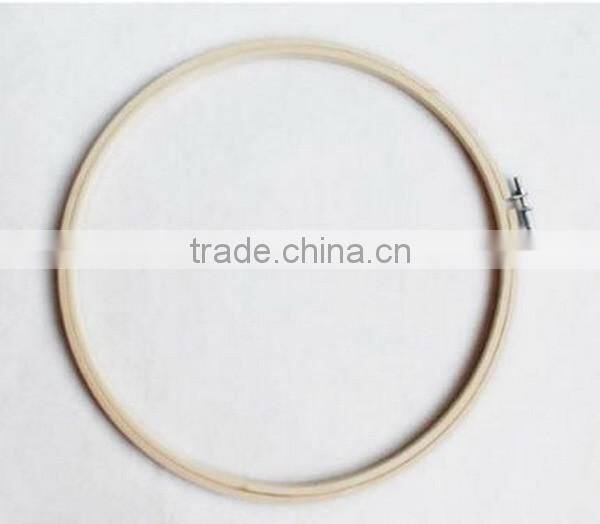 New products wholesale round bamboo embroidery hoop in needlework for promotional gifts made in china