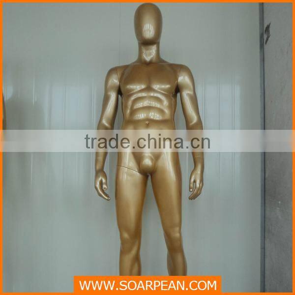 Full Body Mannequin Fiberglass Male Lifelike Mannequin