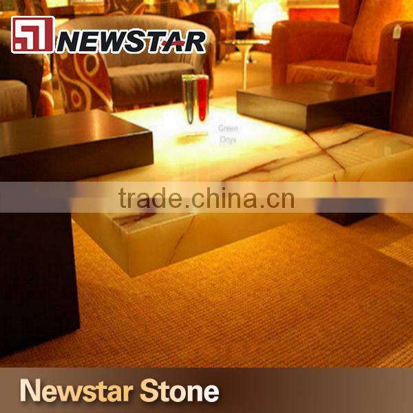 Natural onyx marble stone table top design