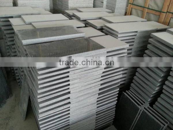 G654 China sesame black granite stair