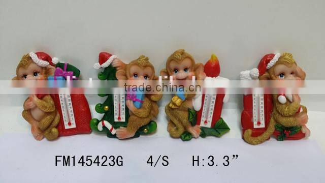 Resin 2016 Newest Russian Monkey Shape Fridge Magnet