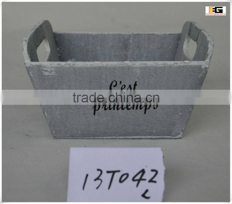 GARDEN WOODEN PLANTER BASKETS