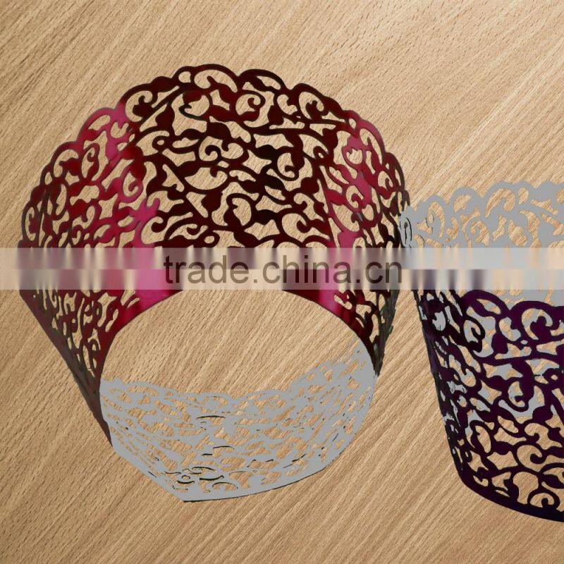 wedding paper cupcake wraps food containers cakes cups Cupcakes wraps