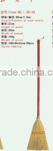 children broom and small wood handle broom