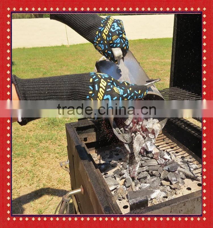 Forearm Protection BBQ Gloves Great For Kitchen, Grill, Fireplace Accessories