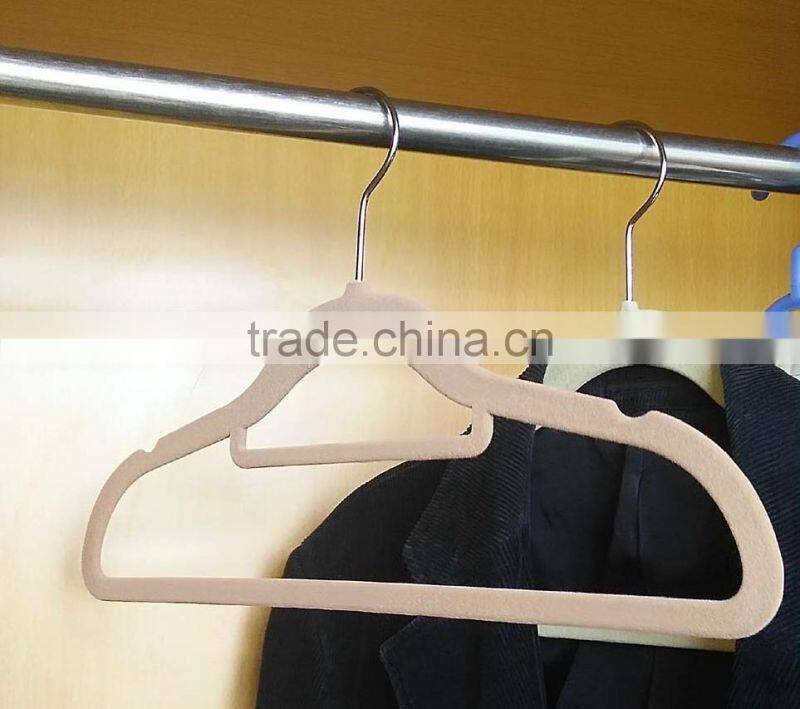 Flocked hanger,velvet hanger