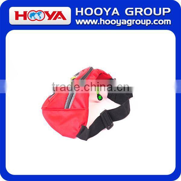 840D polyester red outdoor/travel/sport waist bag