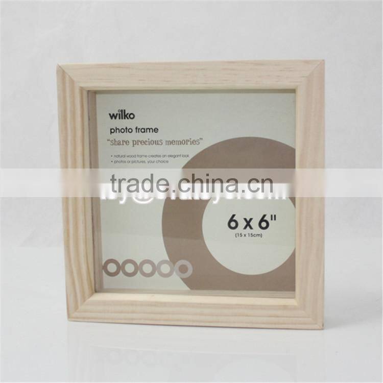 Wholesale home decoration black wooden cheap picture frames W09A006