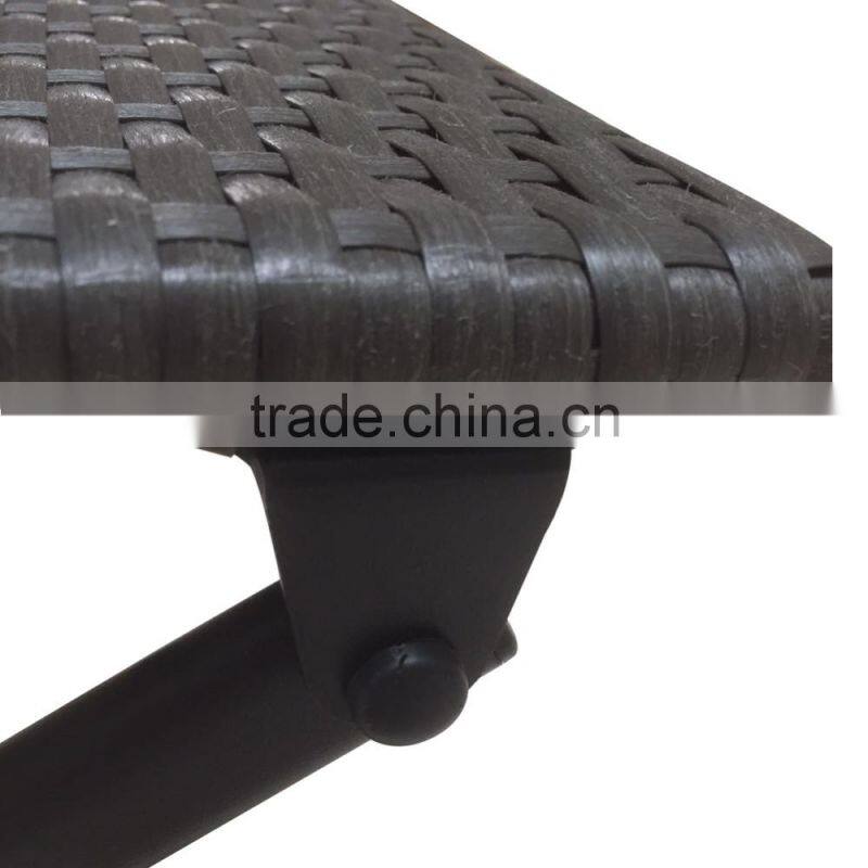 Customized rattan table and chair for drinking for hot sale