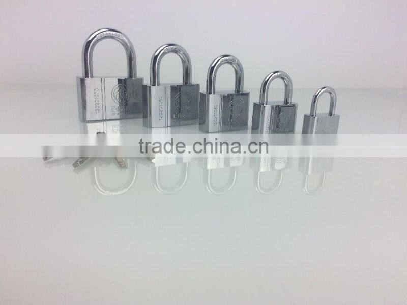 Berrylion tools polished finished draw protection padlock with 4 backup keys