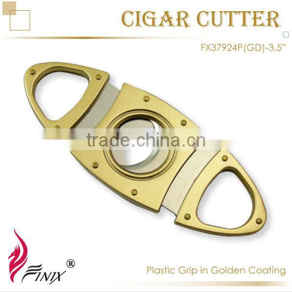 Colorful Coating Oval Shaped Cigar Cutters