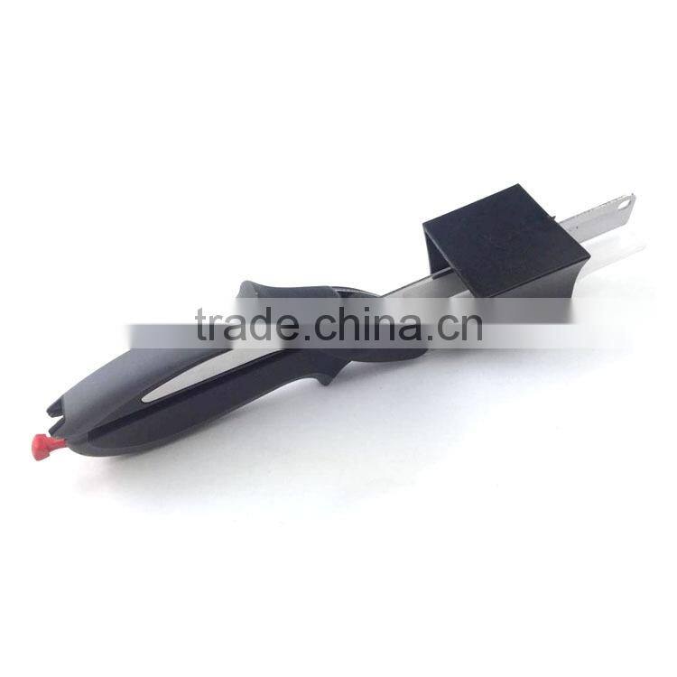 2 in 1 functional knife cutting board clever scissors cutter