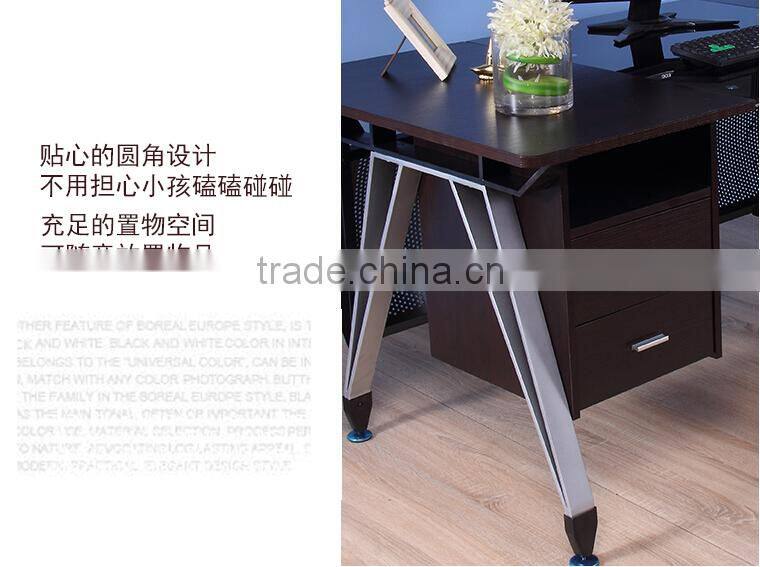 Office table popular Tempered glass office desk