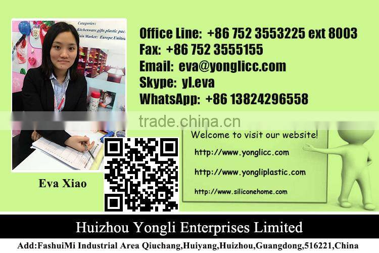 Kitchenware Silicone Plastic Food Container 2 Compartments