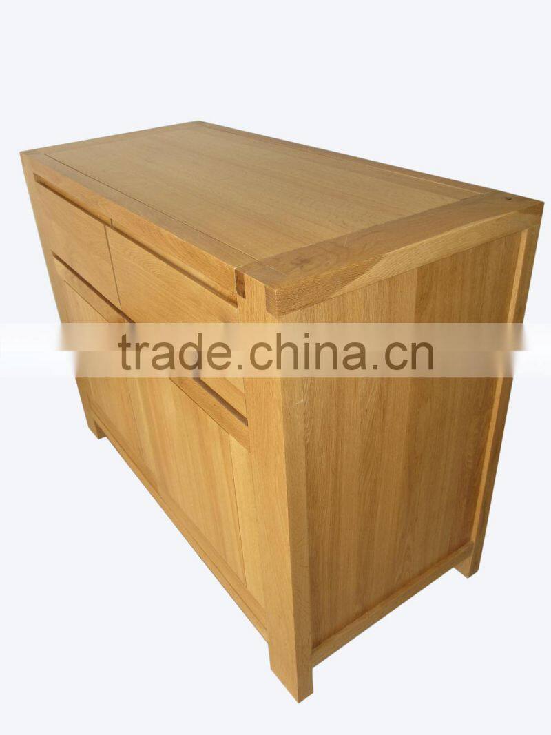 simple design of 2drawer 2door side table