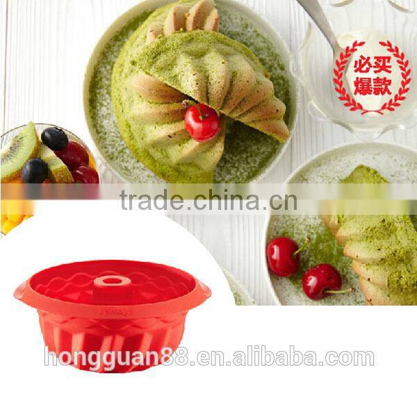 Heat Resistant round Shape Silicone Cake Mold
