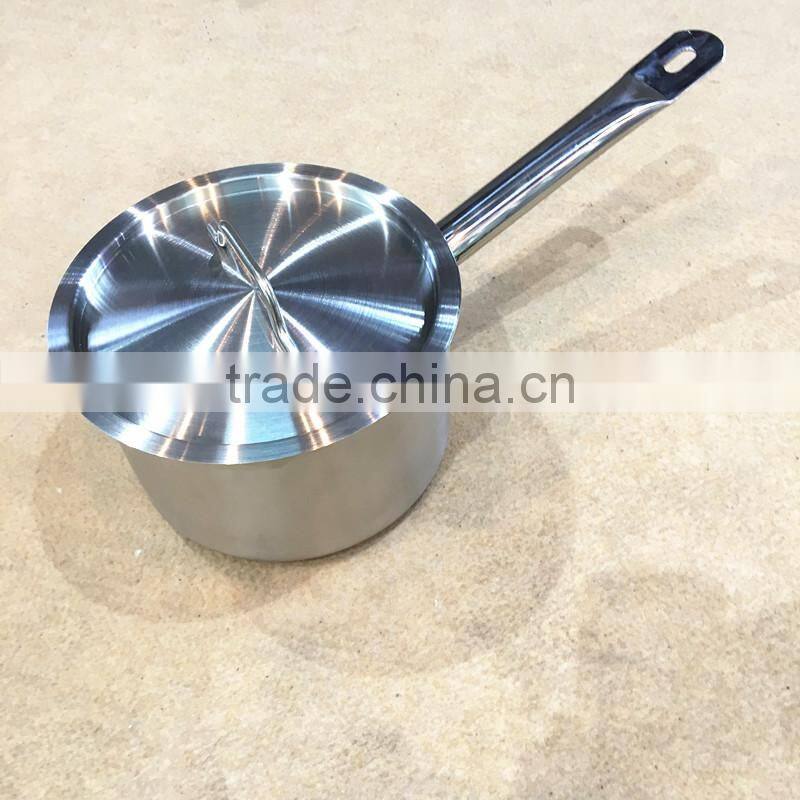 10L Induction Ready Stainless Steel Soup Cooking Pot with Long Handle for Kitchen (Tall Body)