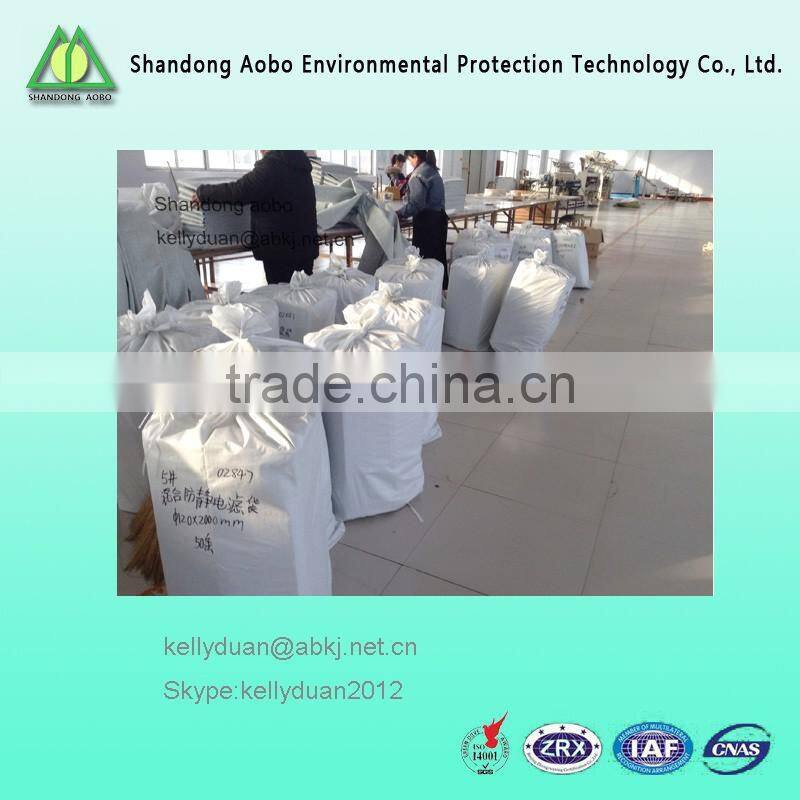 Non woven Water proof and oil proof polyester filter clothes for cement plant