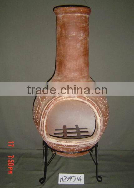 CLAY STOVE CHIMNEY POT