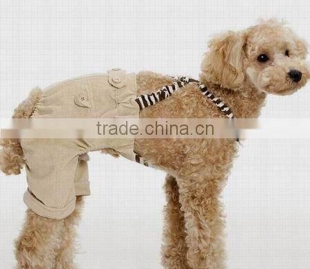 2015 qiu dong outfit pet clothing leisure's pet condole pants