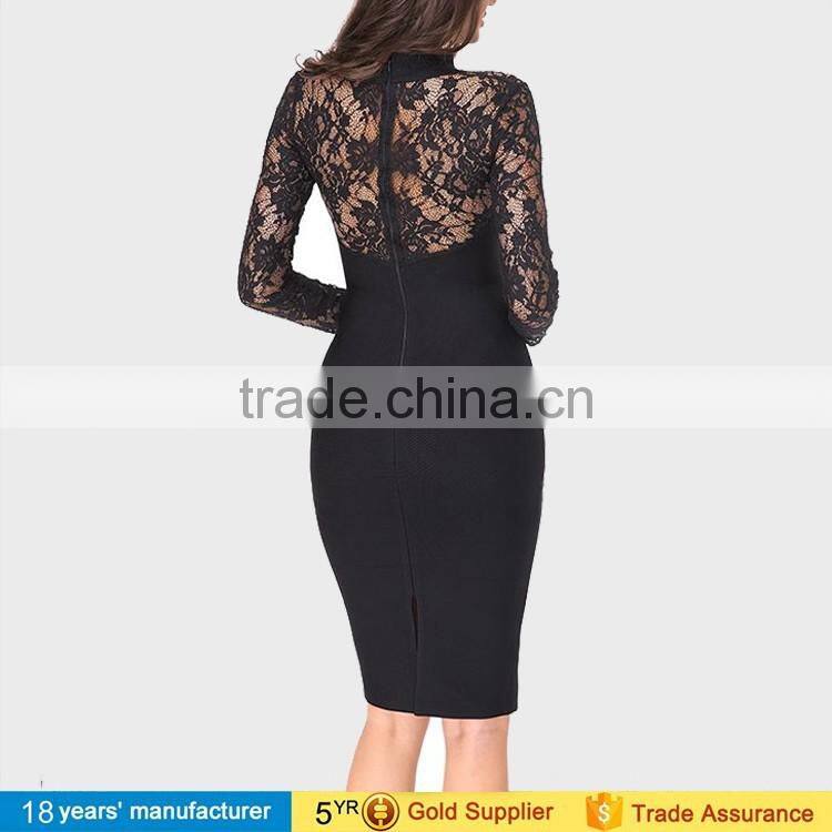 Cheap bulk OEM plus size 3XL bodycon evening dress elegant lace cocktail party dresses for women sexy