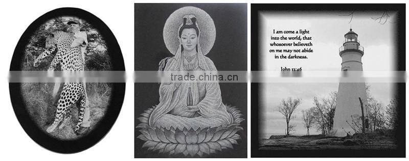 Hydraulic lifting platform laser granite engraving machine stone engraver