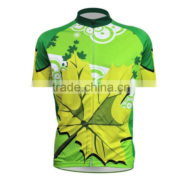 OEM sublimation print team wholesale bright cycling jersey