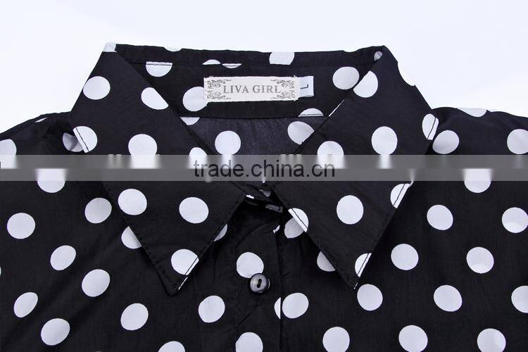 Latest Hot sell european summer 100% Cotton ladies New Design Ladies office t shirt 2015