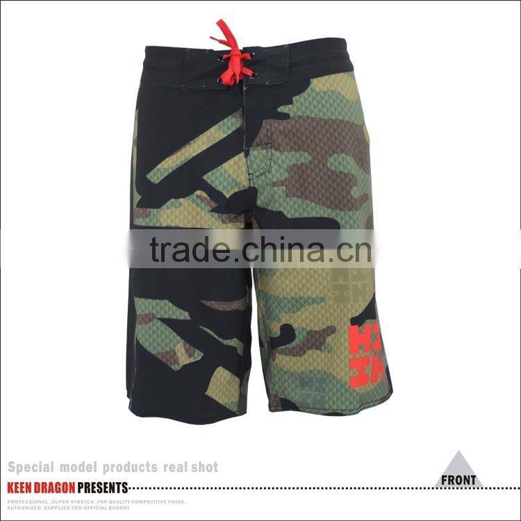 High Quality Nylon Soft Shell Board Shorts Fashionable Sportswear Gym Fitness Shorts