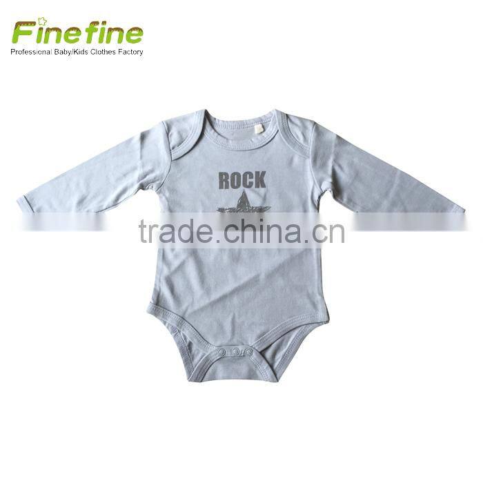 Long Sleeve Baby Clothes Organic Lovely Design Baby Romper Blank Set