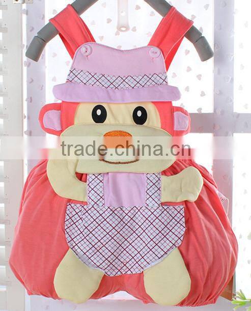2014 hot cotton baby rompers wholesale baby clothes summer infants cotton cartoon modelling overalls Jumpsuit climb clothesc