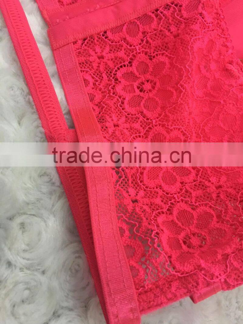Hot underwear bra and thong set lace new design image