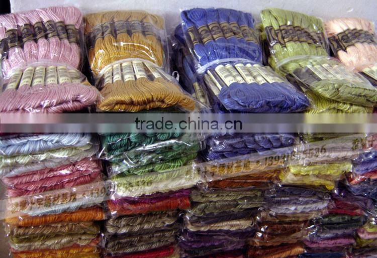100% Egyptian long fibre Cotton 12 pieces Cross Stitch Thread