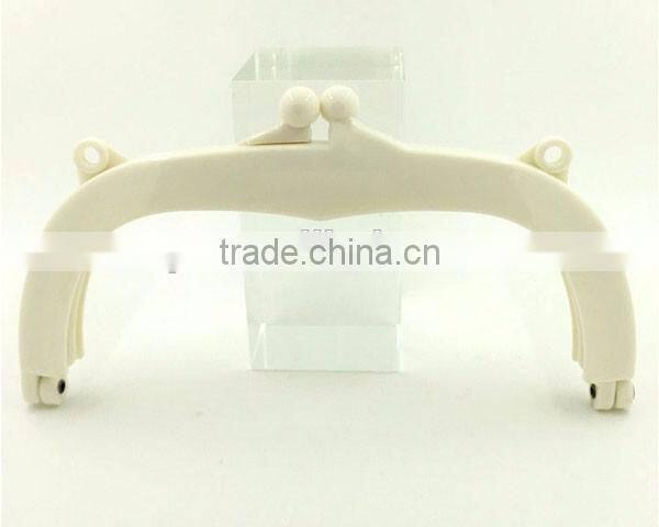 2016 new high quality 18.5cm plastic purse frame/bag accessory