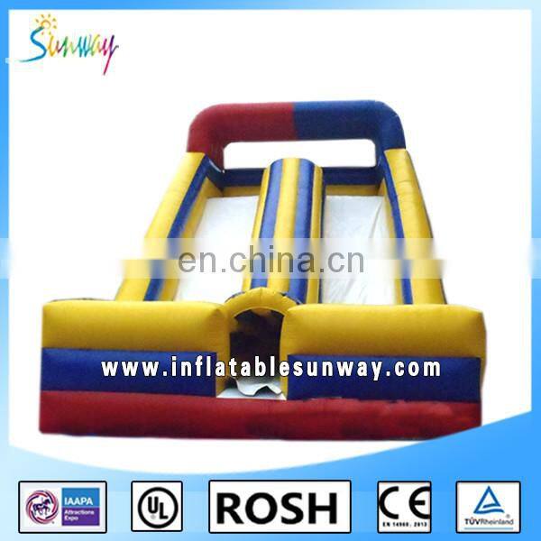SUNWAY children Best sale cheap inflatable water slides/ giant inflatable water slide for adult