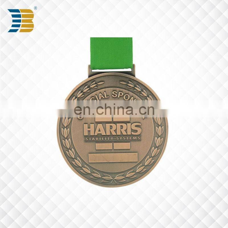 professional custom copper medal for powerlifting game