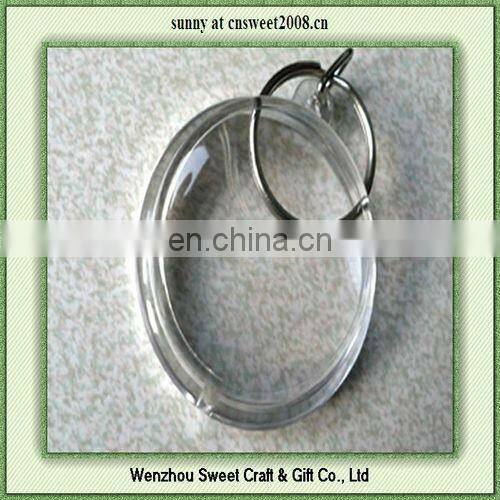 Custom Blank Plastic Key Tag which insert paper