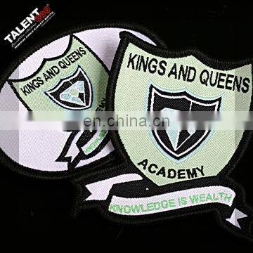 custom private clothing brand woven logo labels